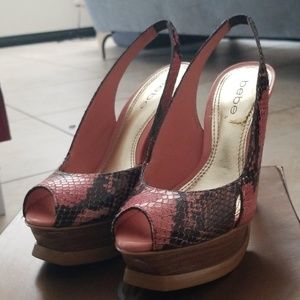 Bebe Zahara heels size 5